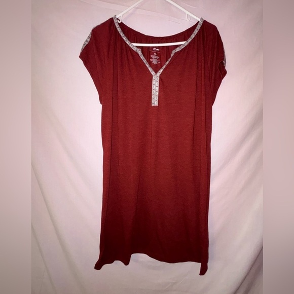 Sonoma Dresses & Skirts - Sonoma Red Midi Dress with Detailed Trim